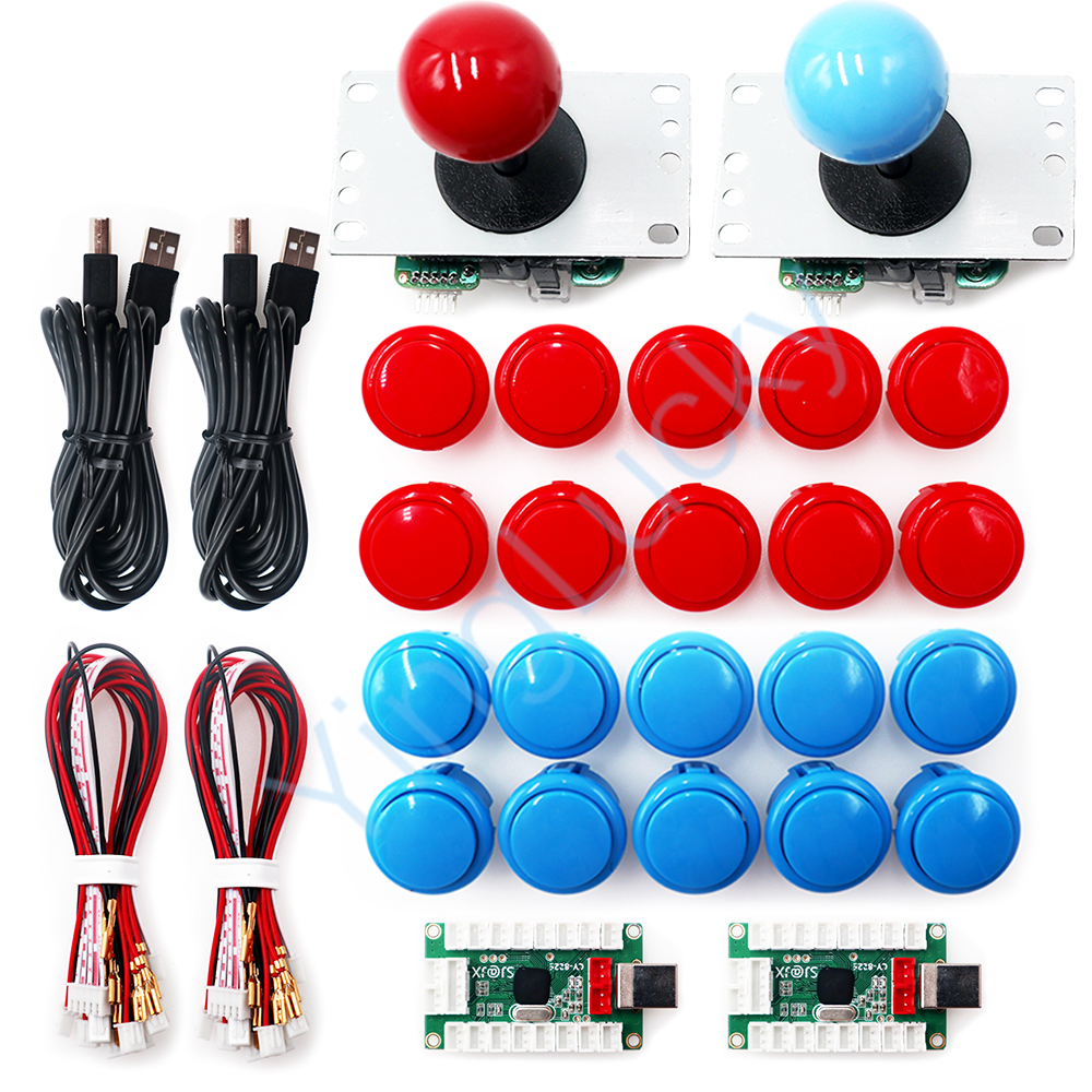 Arcade DIY Kit for 2 Players,  - مراجعة Arcade Button Pcb وسعره