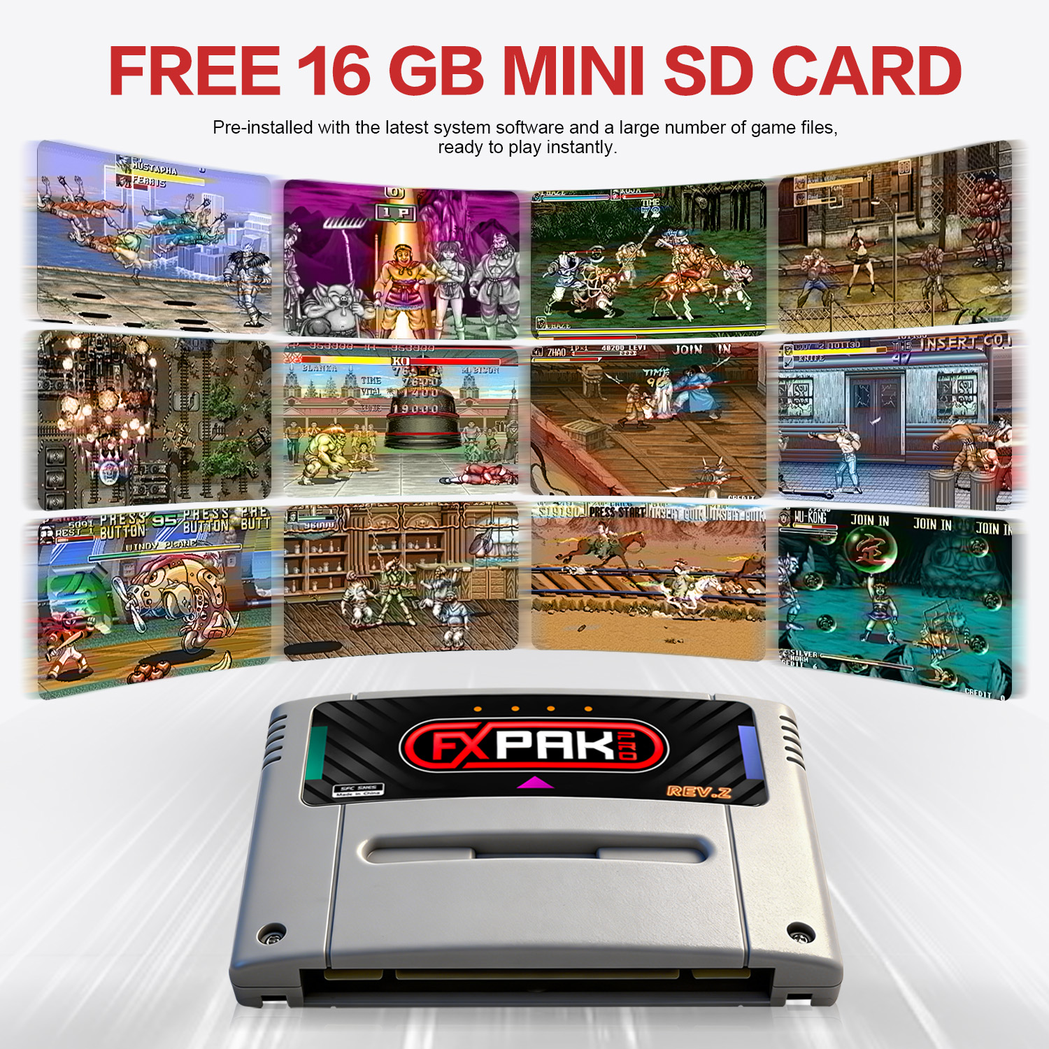 New FXPAK Pro SFC/SNES Game Ca - مراجعة Arcade Z وسعره