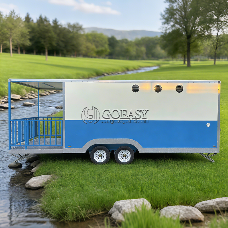 For Sale Food Truck Trailer Mo - مراجعة Hot Dog Vending Cart وسعره